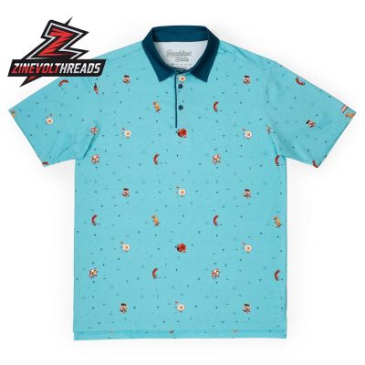 Breakfast Balls Bacon Egg Tees RSVLTS All-Day Polo Shirt