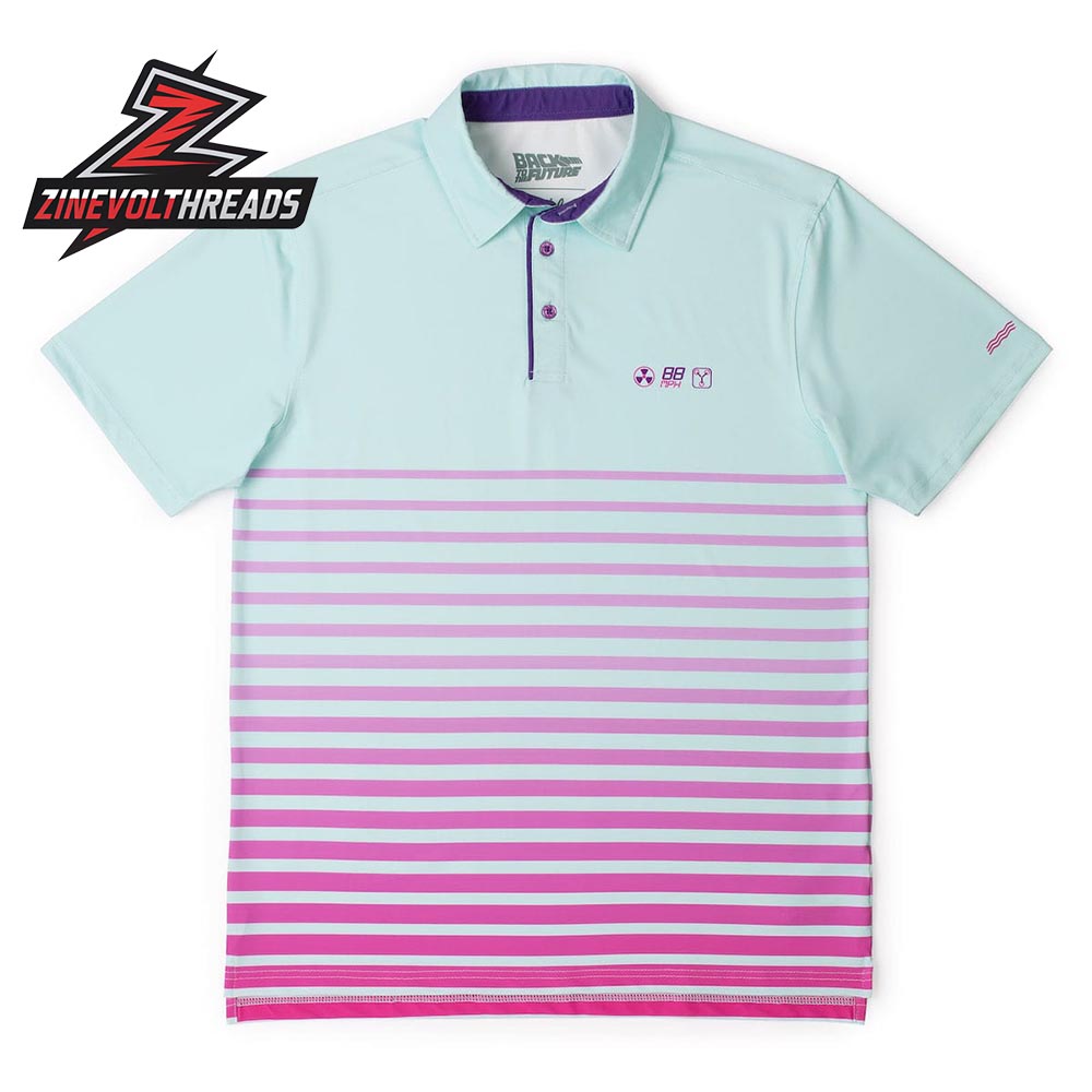Back To The Future 88 Miles Per Hour RSVLTS All-Day Polo Shirt