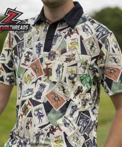 Batman 85th Anniversary Batman Calling Card RSVLTS All-Day Polo Shirt