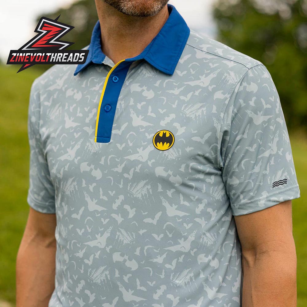 Batman 85th Anniversary The Caped Crusader RSVLTS All-Day Polo Shirt
