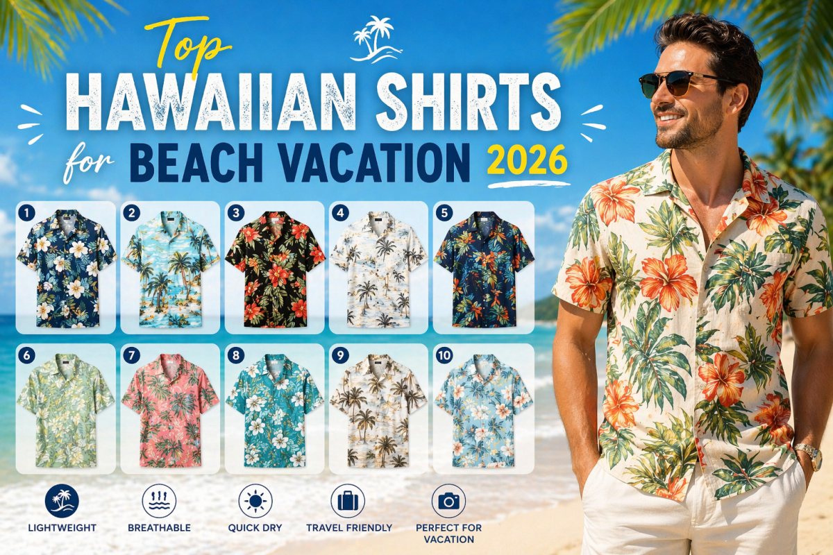 Top Hawaiian Shirts for Beach Vacation 2026