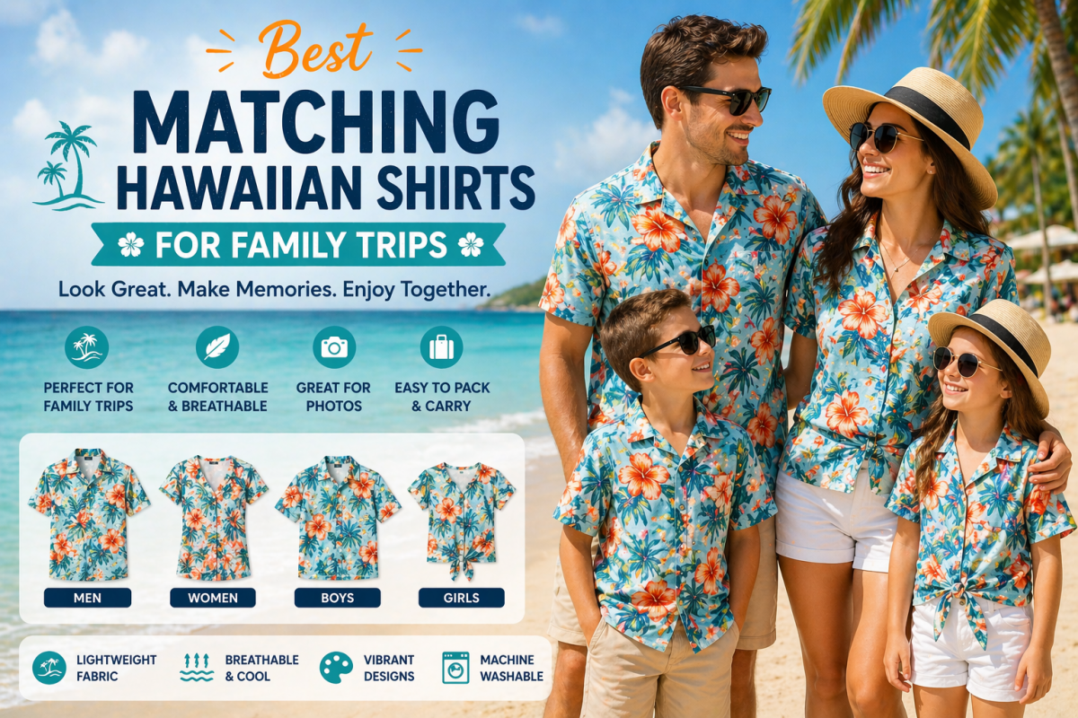 Best Matching Hawaiian Shirts for Family Trips