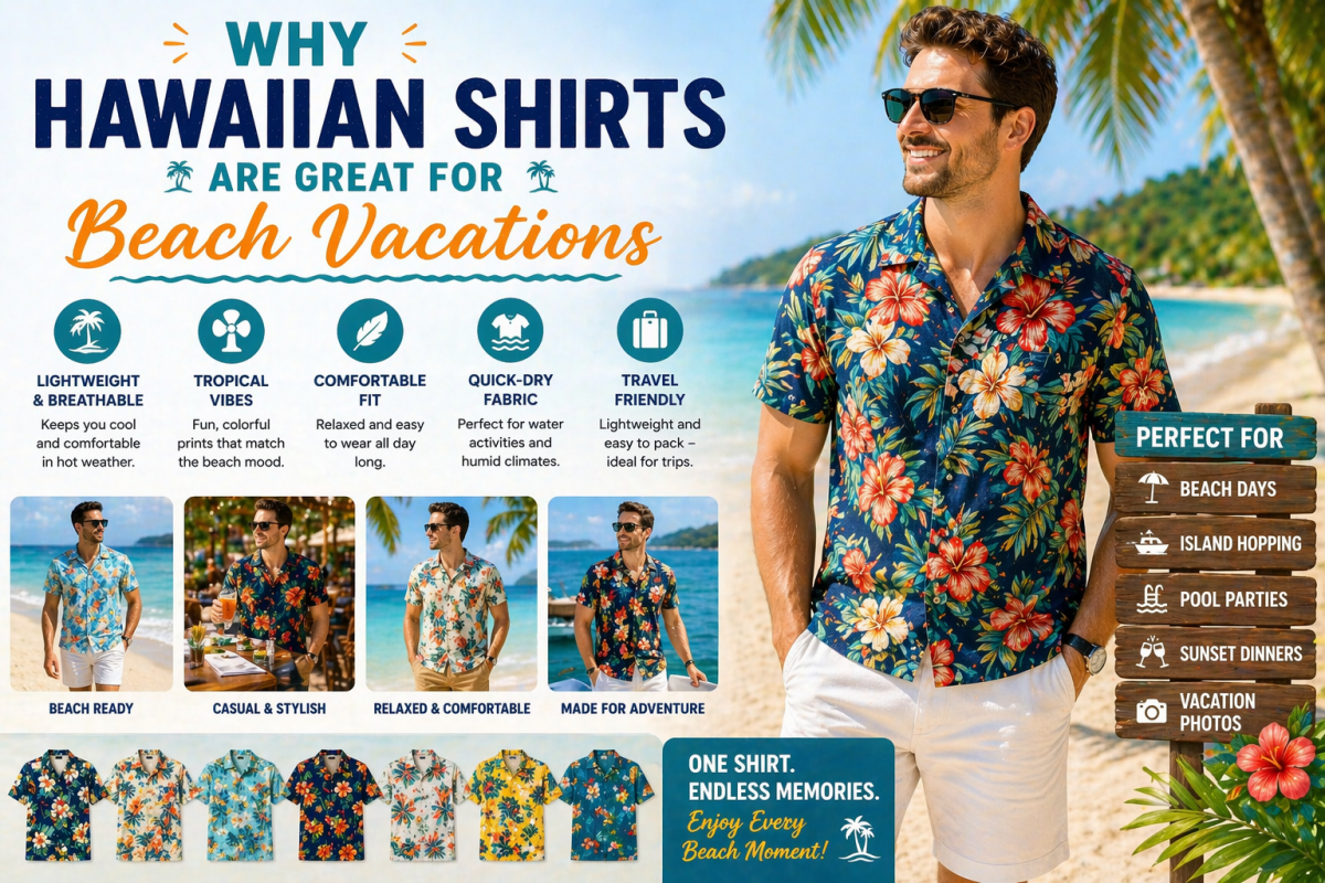 Why Hawaiian Shirts Are Great for Beach Vacations