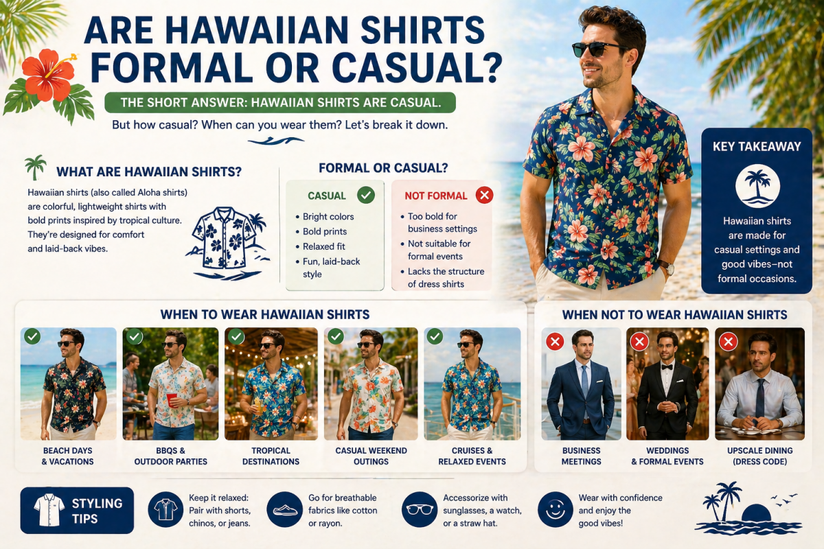 Are Hawaiian Shirts Formal or Casual?