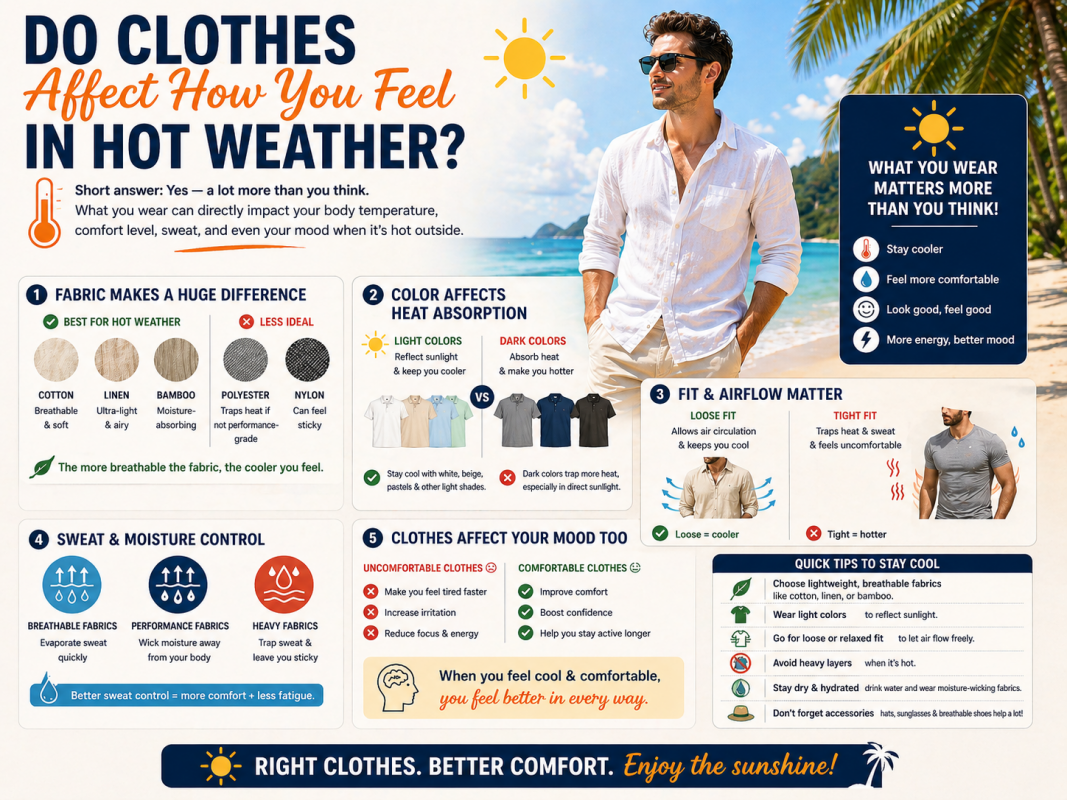 Do Clothes Affect How You Feel in Hot Weather?