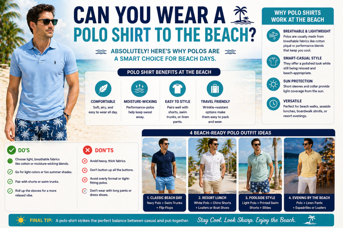 Can You Wear a Polo Shirt to the Beach?