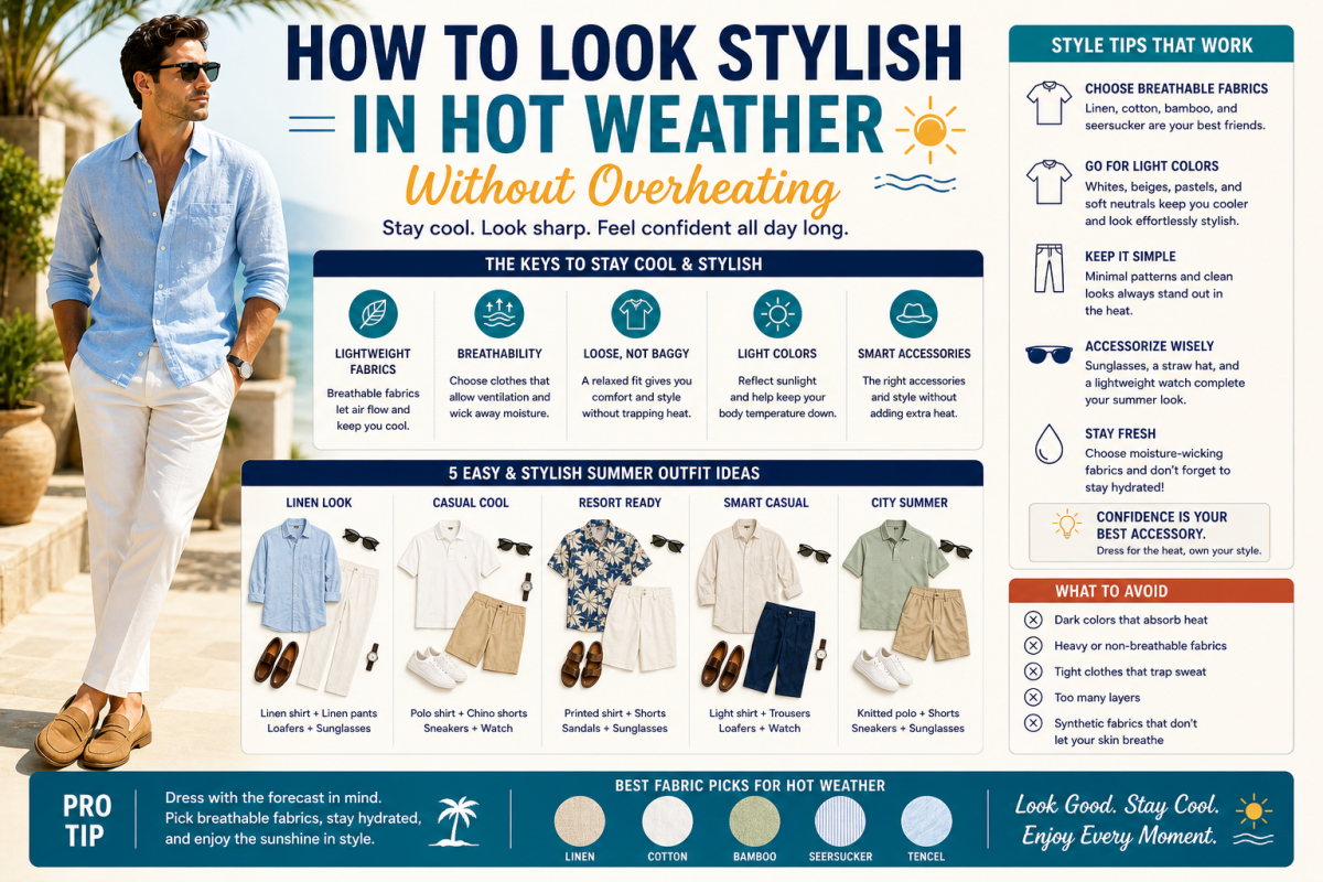 How to Look Stylish in Hot Weather Without Overheating