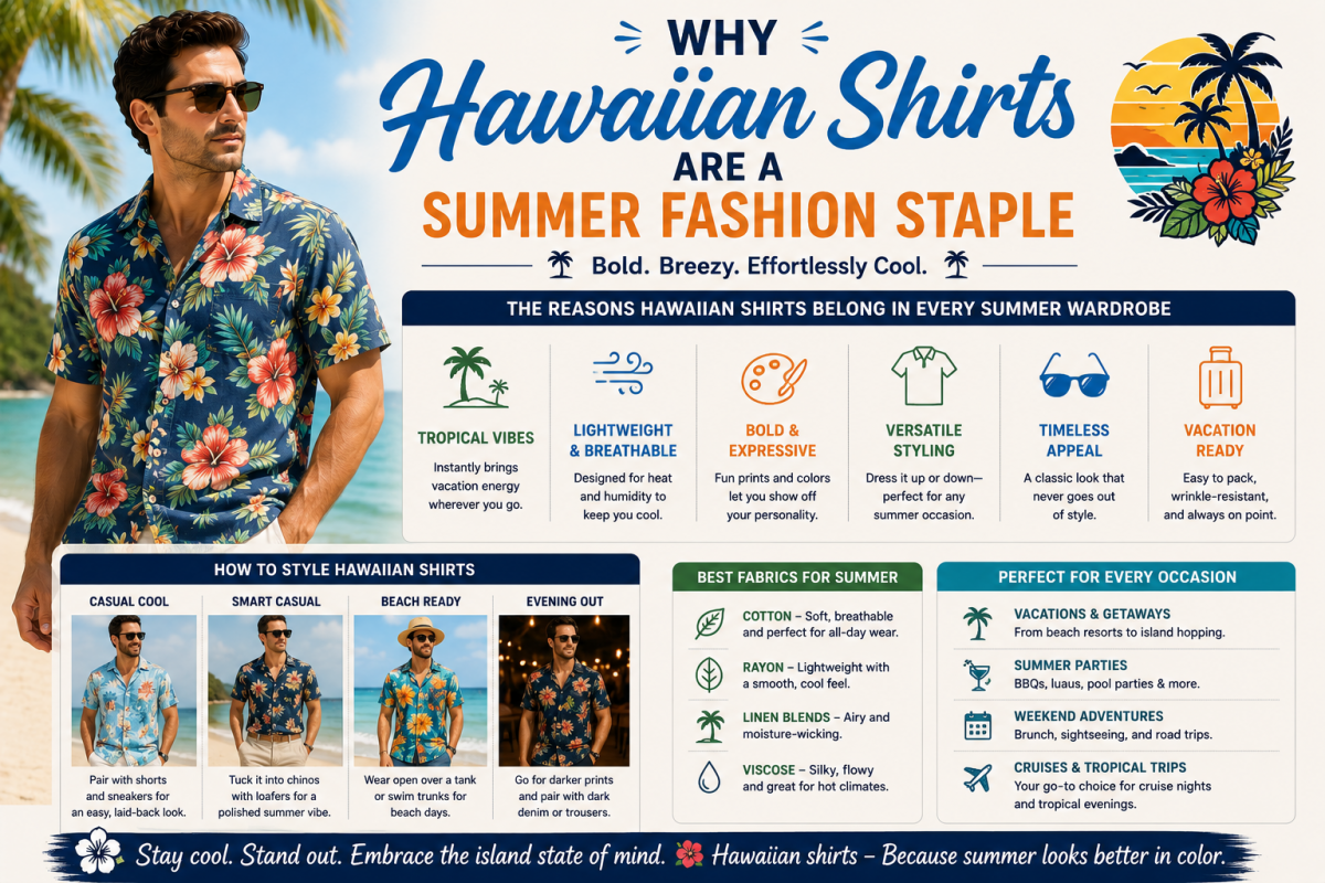 Why Hawaiian Shirts Are a Summer Fashion Staple