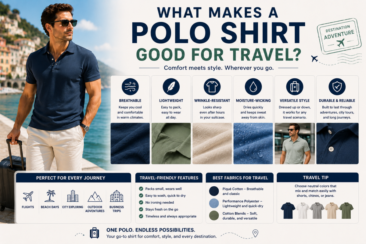 What Makes a Polo Shirt Good for Travel?