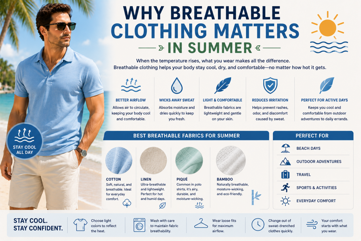 Why Breathable Clothing Matters in Summer