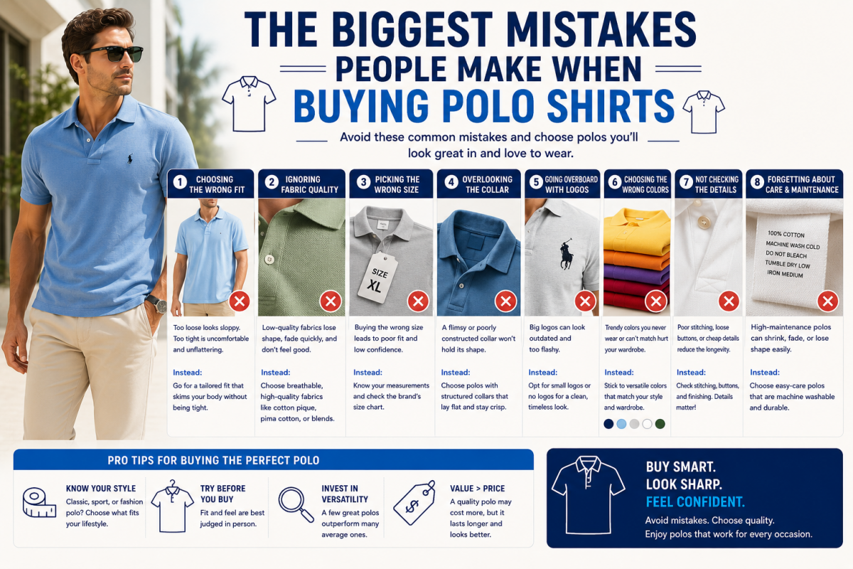 Biggest Mistakes People Make When Buying Polo Shirts